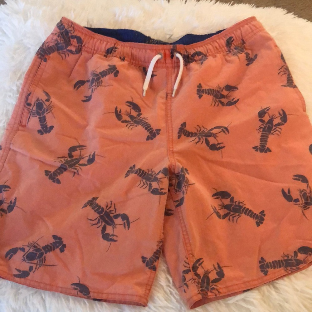 Ralph Lauren swim shorts peach color size 14/16 good condition